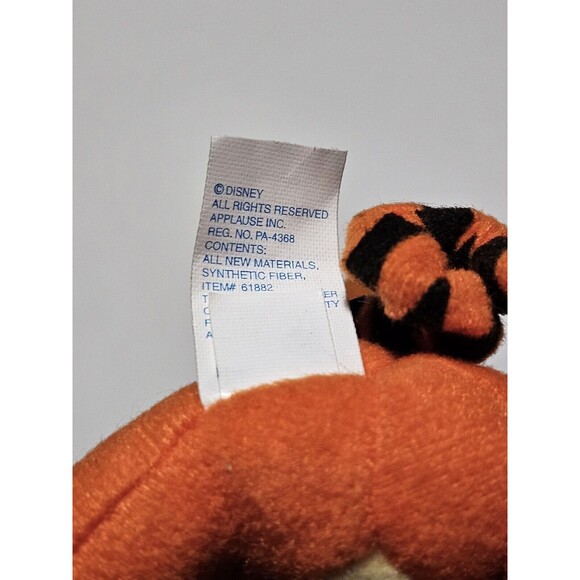 Vintage Disney Tigger And Roo Plush 4.5" Applause Backpack Clip Stuffed Animal - Picture 5 of 7